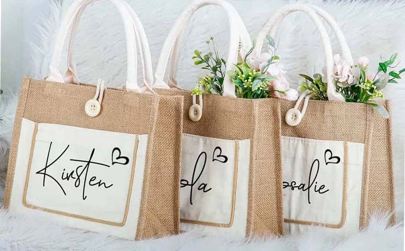Luxury Tote Bags For Bridesmaids Gifts